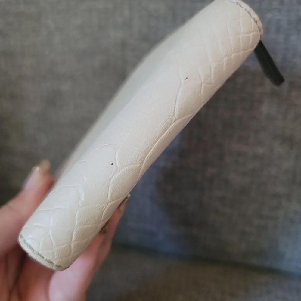 Michael Kors Snakeskin Embossed Compact Zip Around Wallet - Picture 7 of 12